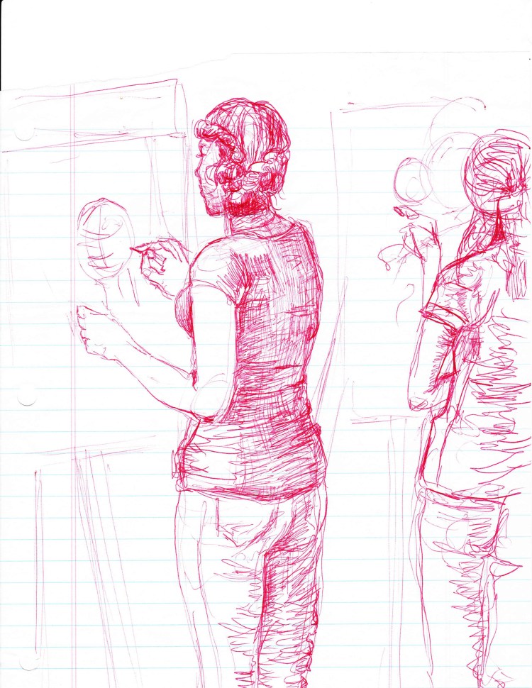 Students Life Drawing